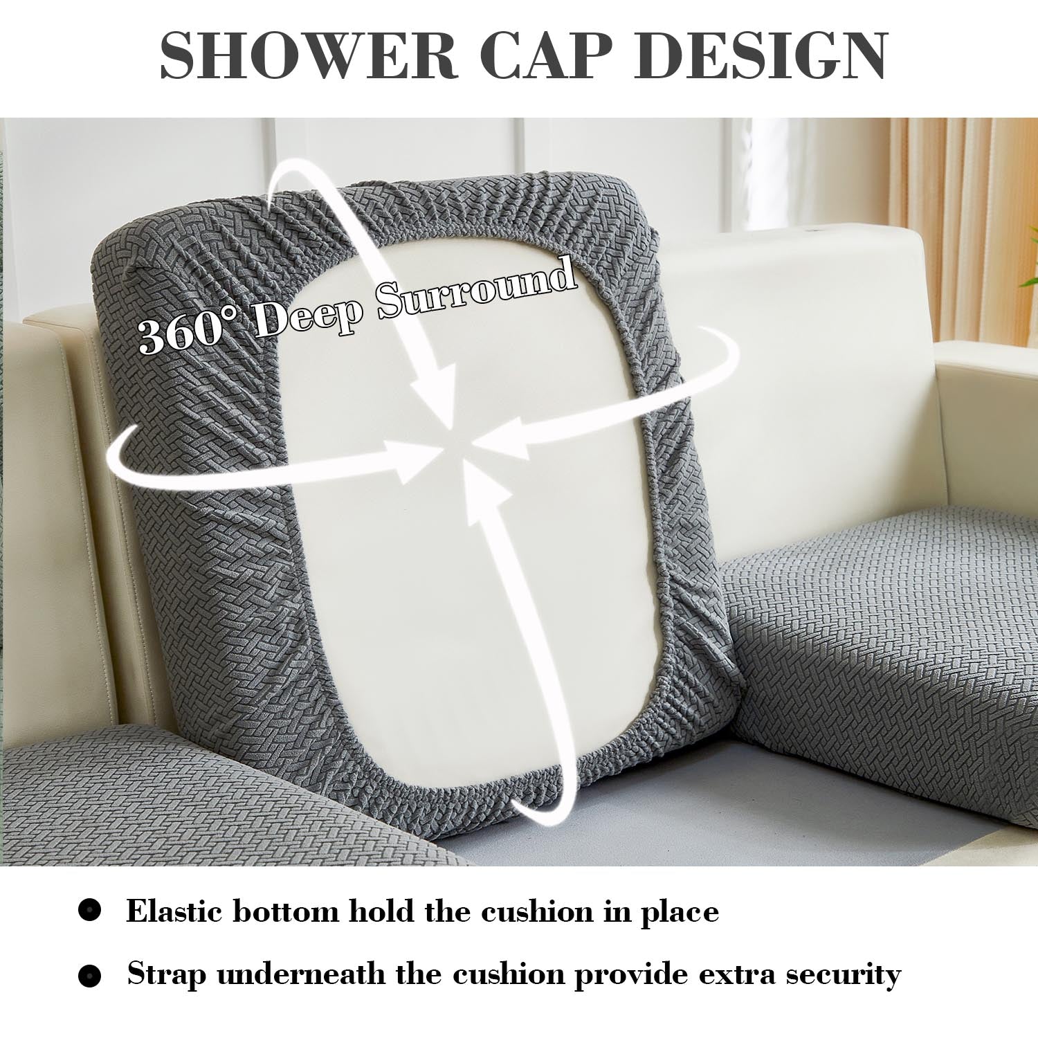 Couch Cushion Covers Sofa Covers Couch Covers for Sofa Pet Friendly Universal Sofa Covers Washable Stretch Slipcovers for Sectional Sofa