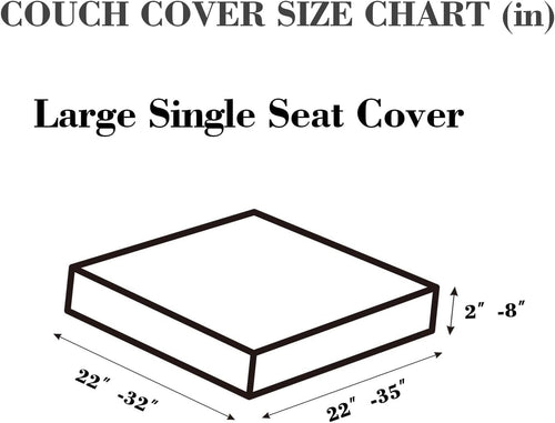 Couch Cushion Covers Sofa Covers Couch Covers for Sofa Pet Friendly Universal Sofa Covers Washable Stretch Slipcovers for Sectional Sofa