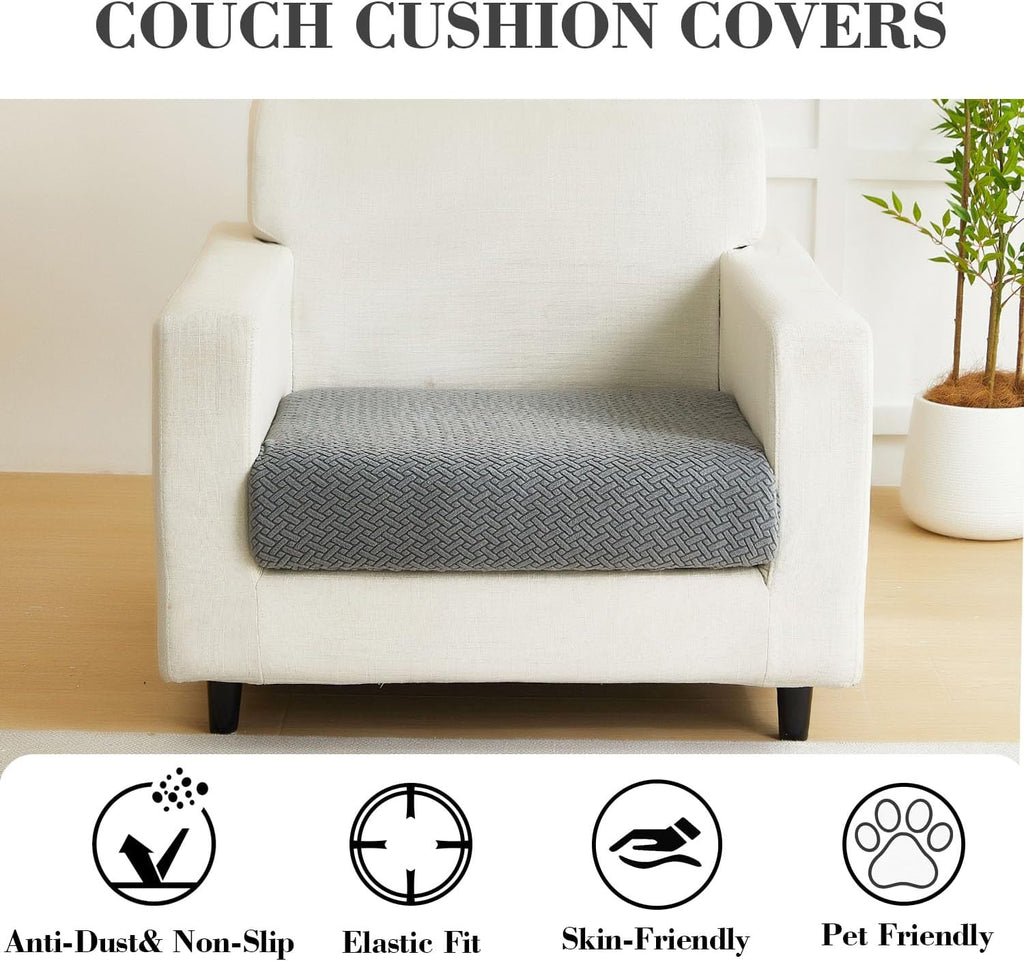 Couch Cushion Covers Sofa Covers Couch Covers for Sofa Pet Friendly Universal Sofa Covers Washable Stretch Slipcovers for Sectional Sofa