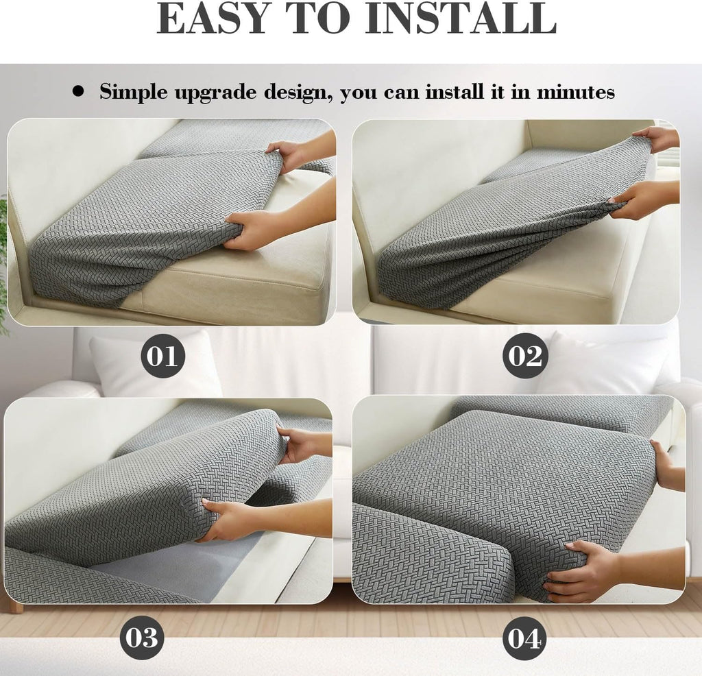 Couch Cushion Covers Sofa Covers Couch Covers for Sofa Pet Friendly Universal Sofa Covers Washable Stretch Slipcovers for Sectional Sofa